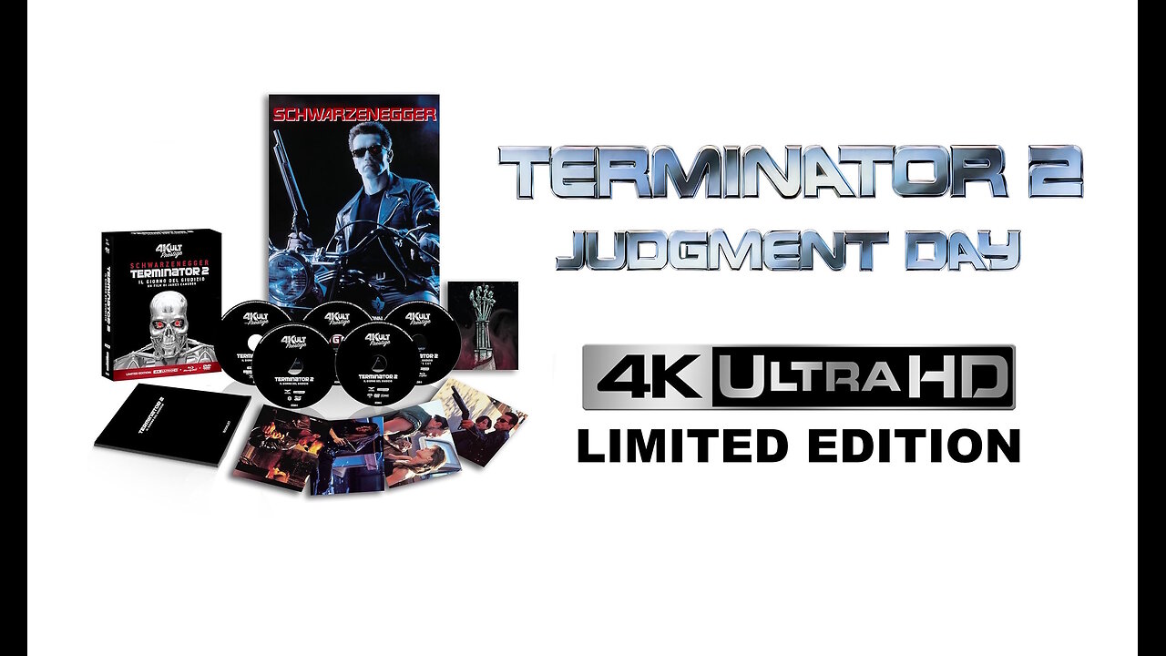 Terminator 2: Judgement Day [Italian Limited Edition 4K UHD & 3D Blu ...