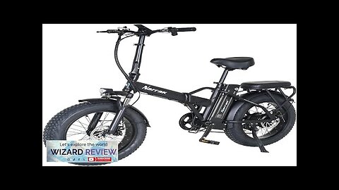 Fat Tire Folding Electric Bike 48V & 624Wh Lithium Removable Battery Peak Review