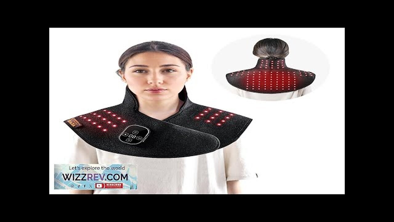 Red Light Therapy for Shoulder Neck 660&850nm Wearable Light Therapy Pad Review