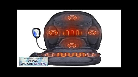 VEVOR Massage Seat Cushion with Heat 6 Vibration Motors Seat Massage Pad Review