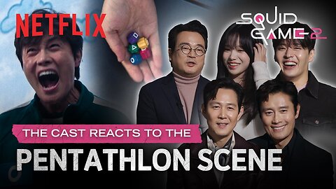 [Reaction] Squid Game Season 2 cast reacts to the Pentathlon | Netflix [ENG SUB]