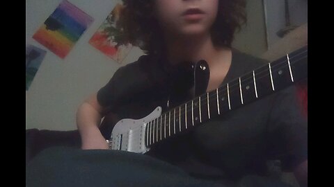 playing guitar for fun