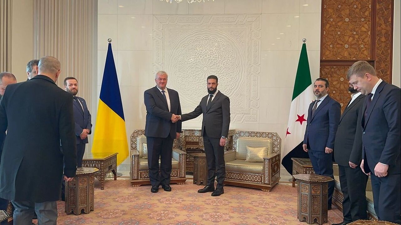 Ukraine's foreign minister visits Damascus as two countries announce cooperation plans