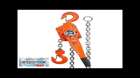 VEVOR Manual Lever Chain Hoist 3 Ton 6600 lbs Capacity 10 FT Review