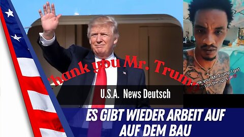 Thank You Mr Trump – Bürger der U.S: Mittelklasse sind ihrem Präsident dankbar.