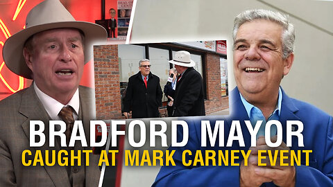 Bradford, Ont. mayor claims he's at Carney's event "to buy some baked goods"