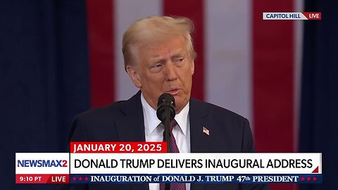 President Donald J. Trump gives his second Inaugural Address | FULL SPEECH