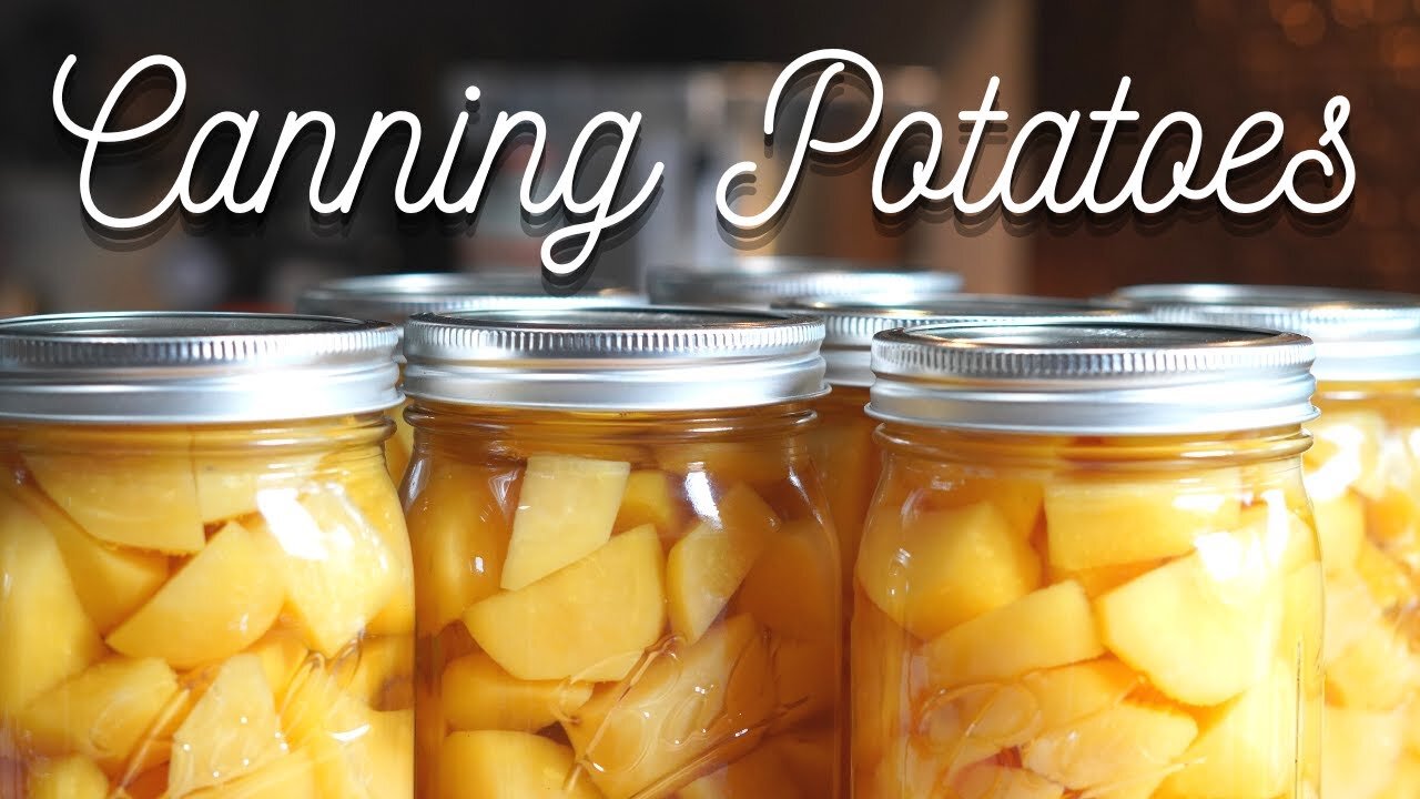 Canning POTATOES and saving your harvest for the winter