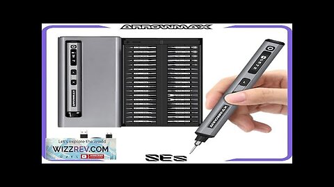 Mini Electric Screwdriver Set with 72 Magnetic Bits 5 Gears Torque OLED Review