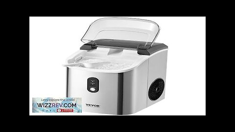 Countertop Nugget Ice Maker 33Lbs/24H Self-Cleaning with Scoop Basket Home Bar Review