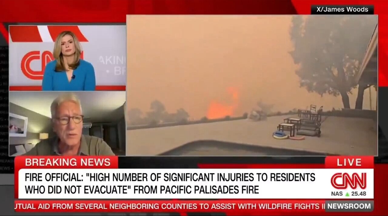 James Woods Shares How He Helped Save His 94 Year Old Neighbor During Palisades Fires