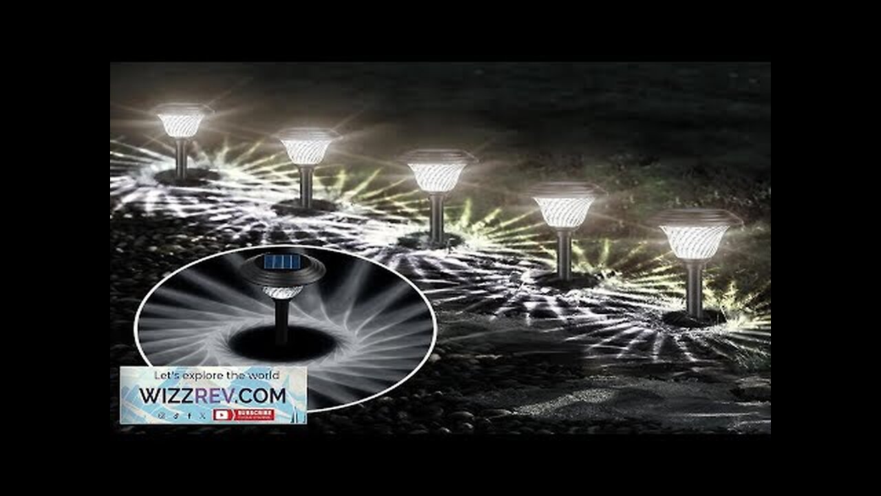 Solar Garden Lights LED Solar Lights Outdoor IP66 Waterproof Landscape Lighting Christmas Review