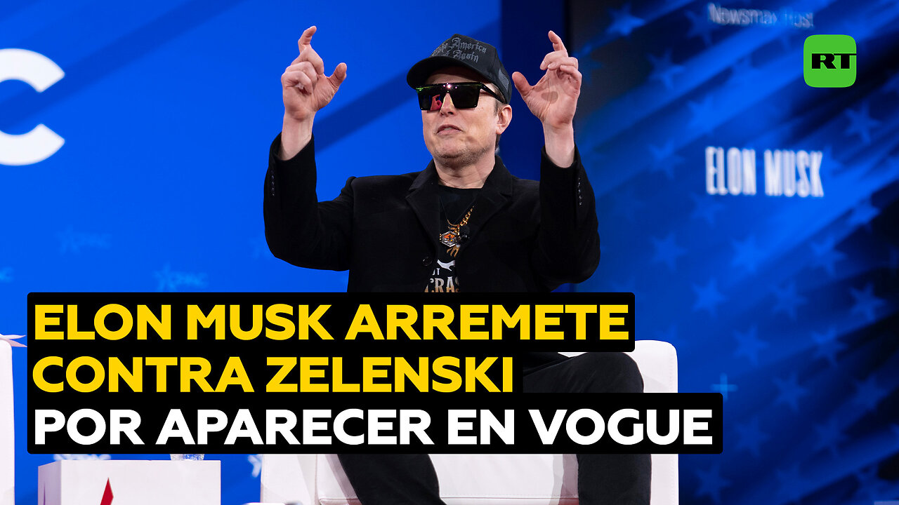 Musk sobre fotos de Zelenski para Vogue: "Lo hizo mientras los niños mueren en las trincheras"