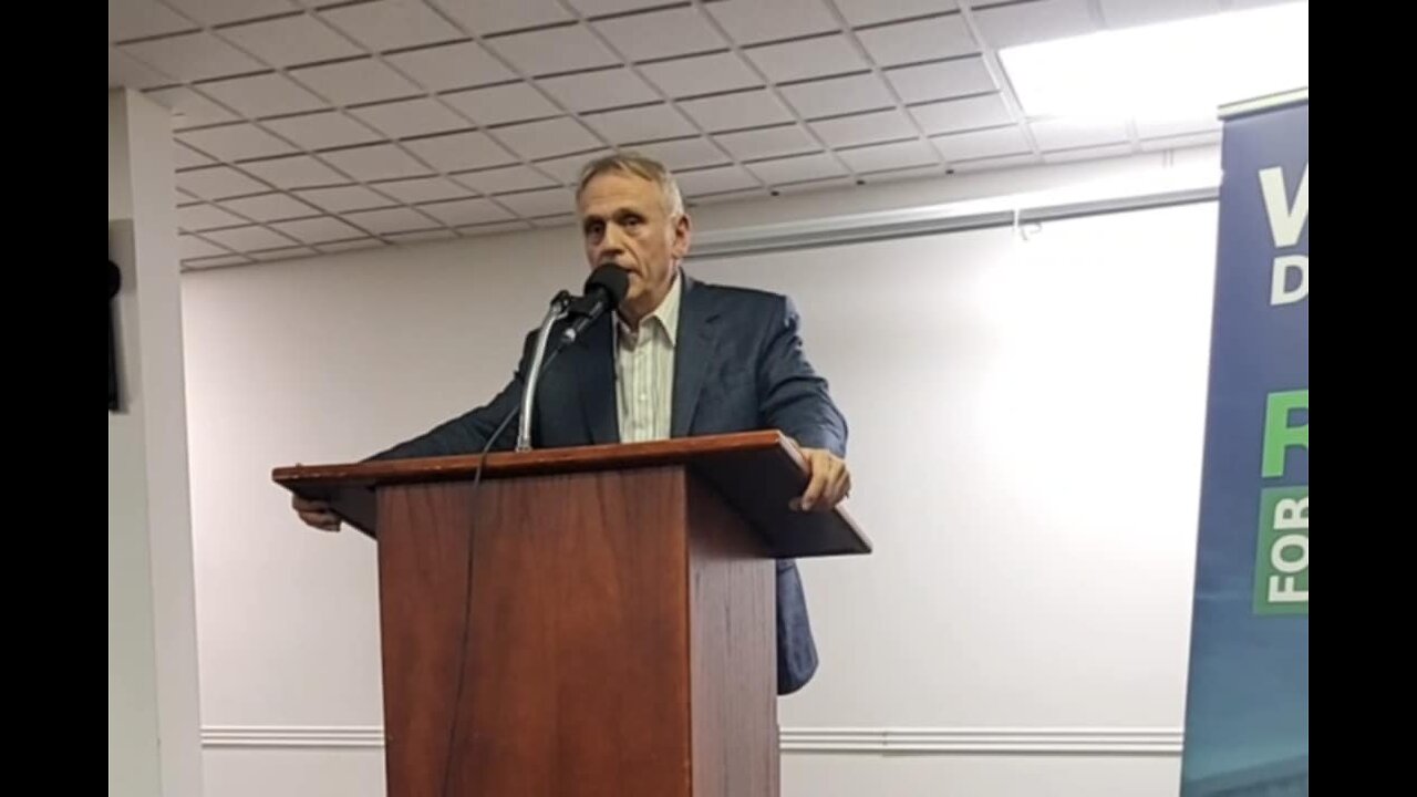 Manitoba PC Candidate Wally Daudrich Speaks In Winkler