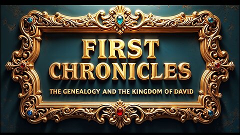 FIRST BOOK of CHRONICLES ~ "A JOURNEY TOWARDS JESUS!"