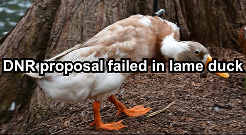 DNR proposal failed in lame duck