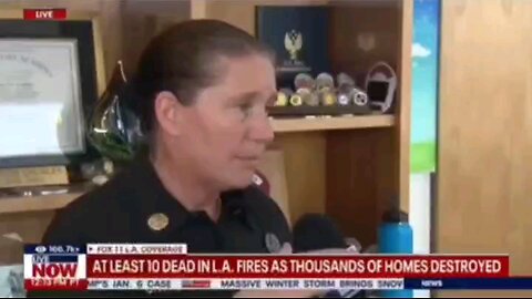 Los Angeles Fire Department chief Kristin Crowley turns on LA leadership. #CaliforniaFires