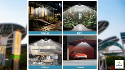 INXPHY Solar Shed Light Outdoor Indoor