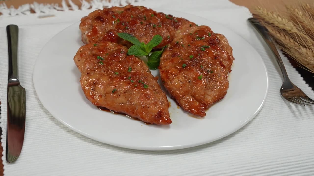 10 Mins Honey Garlic Butter Chicken Dinner! This is the best juicy chicken breast I have ever eaten