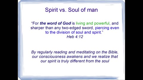 How to differentiate between soul and spirit?