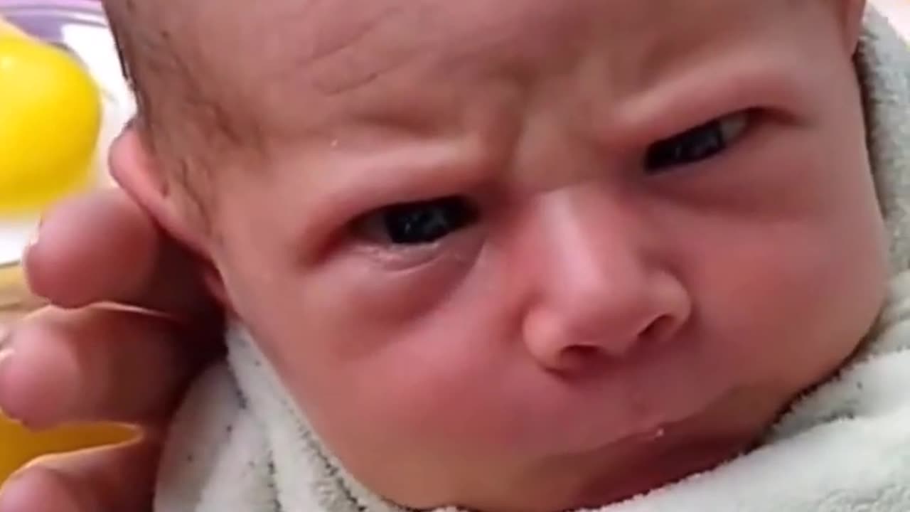 They don't like this world 🤣 #baby #newborn #sassy #attitude #funny