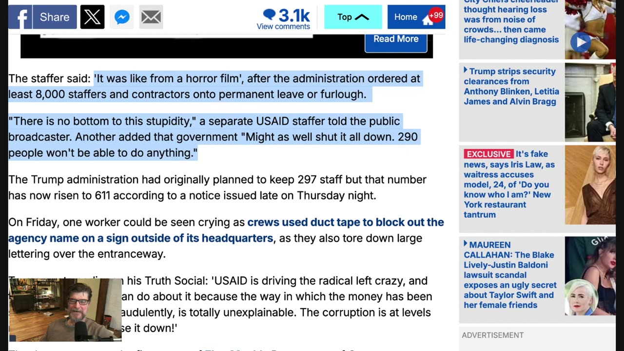 USAID Scandal: Workers CRY When Lifetime Job Security VANISHES