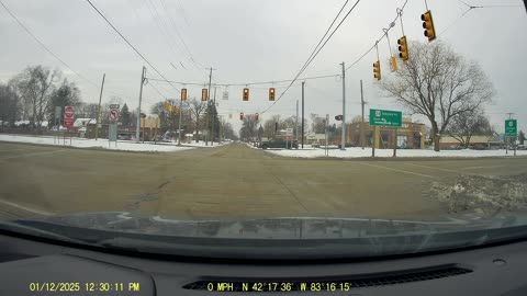 Roundtrip Drive From Levagood Area; To Pet Supplies Plus, Telegraph Rd, Dearborn, Michigan, 1/12/25