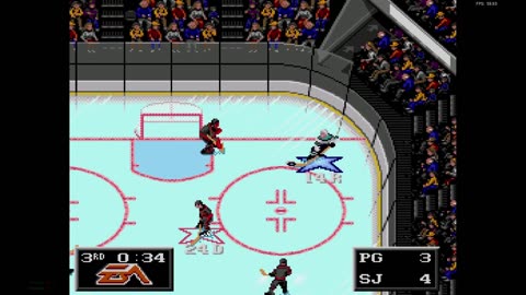 NHL '94 Franchise Mode 1992 Regular Season G13 - hokkee (PG) at Len the Lengend (SJ)