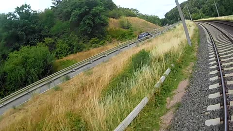 Germany train surf in the countryside