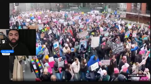 IT'S GOING DOWN!! Thousands Show up to STOP Trump Inauguration in Washingon DC as Trump Lands