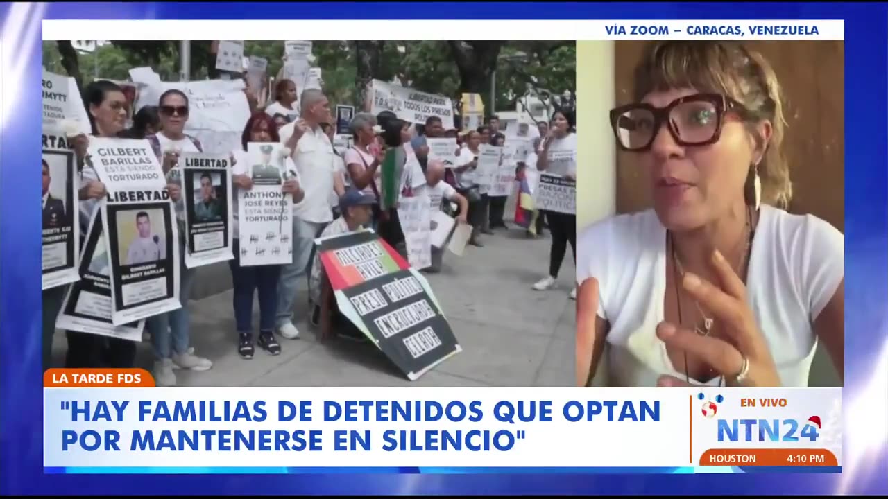 "Siguen quedando más de 1800 personas detenidas por razones políticas en Venezuela": Martha Tineo