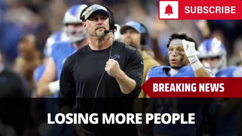 Lions Coaching Staff Is Losing Even More People