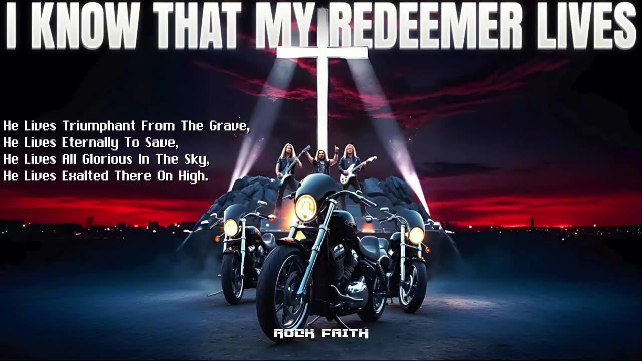 Rock Faith ~ I Know That My Redeemer Lives { Lyrics } { Ai } Remix 1 Christcore