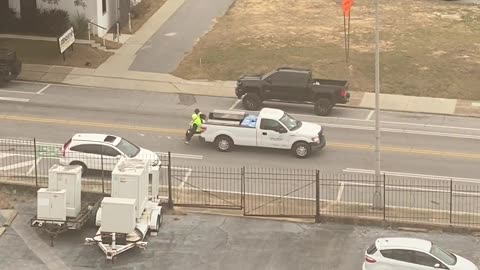 Pensacola Public Workers Prep Street For Winter Storm Enzo