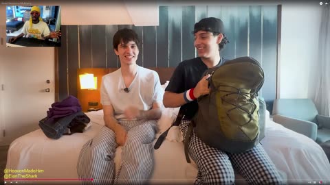 Slushy Noobz Hotel Sleepover Mukbang REACTION