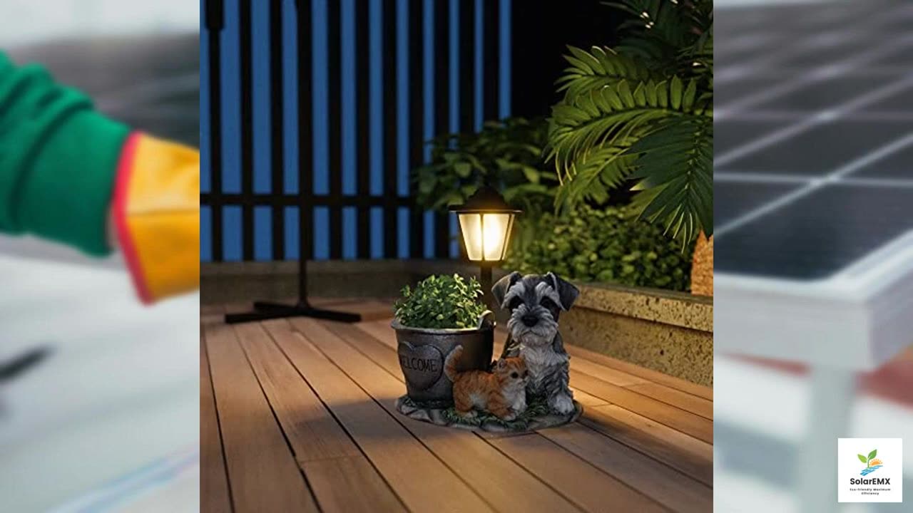 POTEY Statues, Solar Sculptures & Statues Outdoor