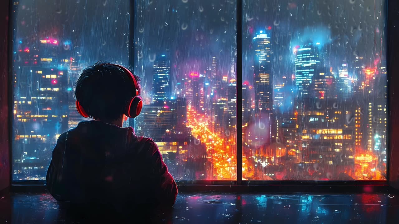 Binary Speak -Cyberpunk Lo-Fi Beats | Chill Synthwave for Focus & Relaxation