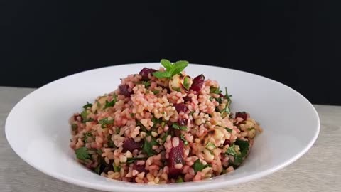 Bulgur and Beetroot Salad