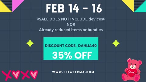 Estaderma Valentine SALE 35% OFF