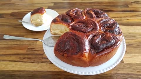 Nutella Danish Cake | Nutella Buns Recipe