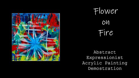 Watch This Fiery Flower Come to Life! 🎨🔥 (Relaxing Art Video)