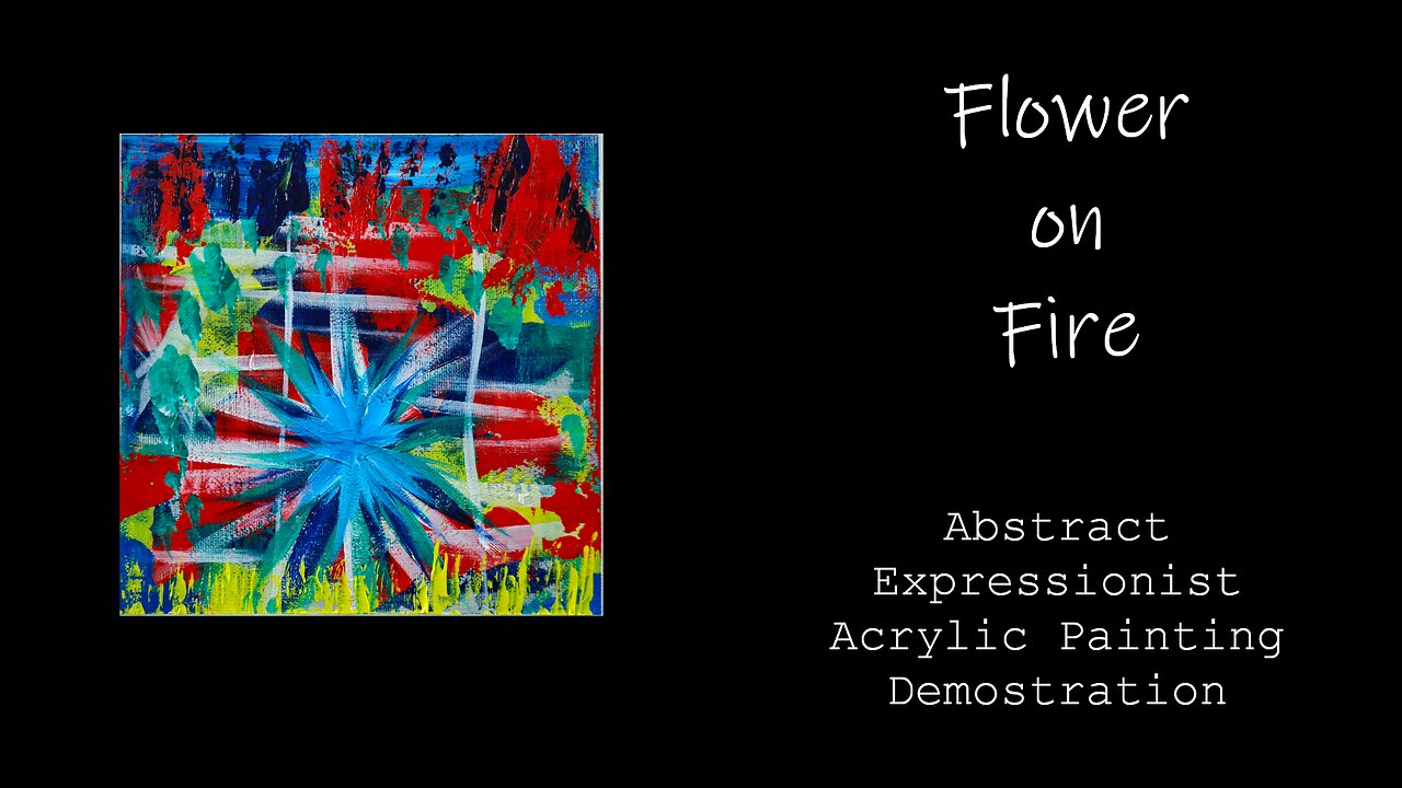 Watch This Fiery Flower Come to Life! 🎨🔥 (Relaxing Art Video)