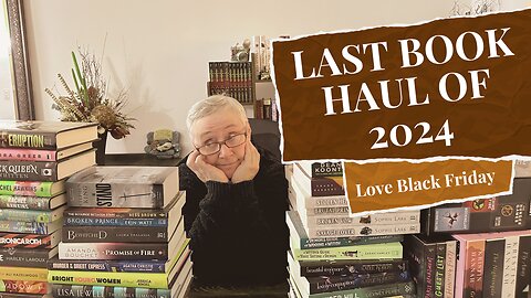 Last Book Haul for 2024 - HUGE AND SOOOOOO MANY BOOKS!!