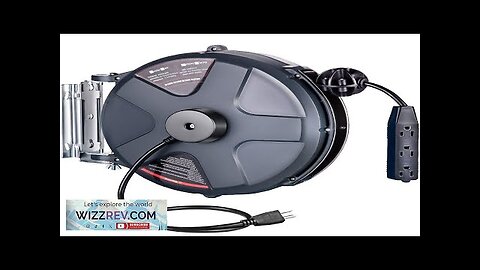 VEVOR Retractable Extension Cord Reel 50+3.2FT 16/3 SJT Power Cord Reel Heavy Review