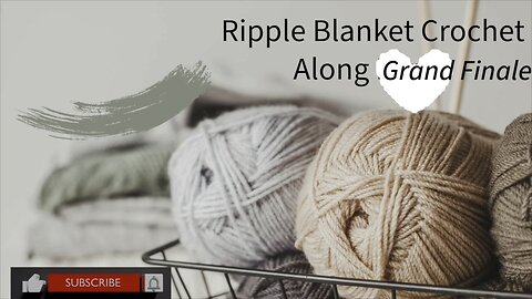 Crochet Along Ripple Blanket for Beginners:Border