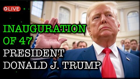 🚨 LIVE: The Historic Inauguration of Donald J. Trump as 47th President of the United States 🔥