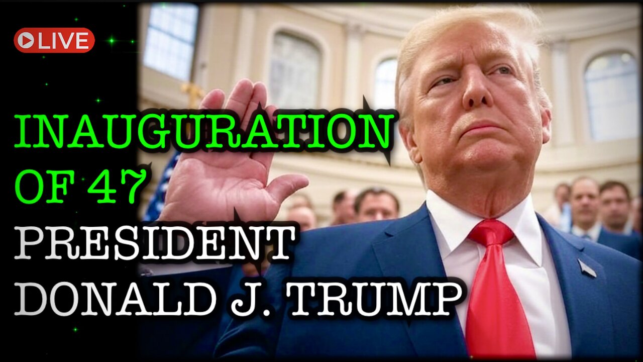 🚨 The Historic Inauguration of Donald J. Trump as 47th President of the United States 🔥