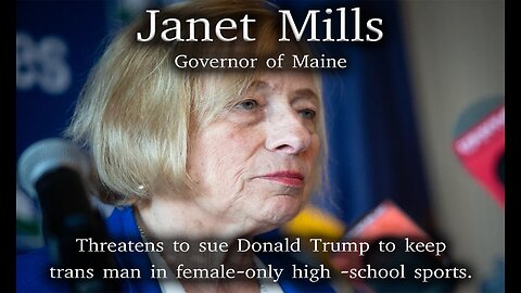 Trump DESTROYS Maine Goveoner Janet Mills