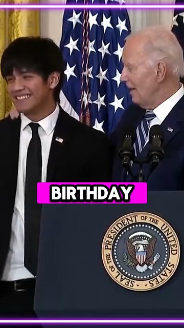 Joe Biden Forgets Name While Singing Happy Birthday
