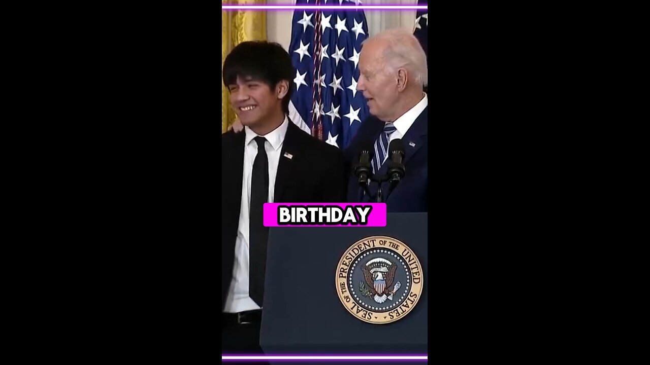 Joe Biden Forgets Name While Singing Happy Birthday